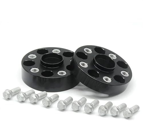 VVBNIN Kompatibel Mit X5 E53 X3 E83, 2 Stück 25/30/35 Mm Spurverbreiterung Adapter PCD: 5 X 120 (65 Mm) Oder (72,56 Mm) Schraube M14 X P1.5 Spurplatten(2PCS 35mm 65.1mm)