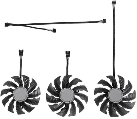 RAKSTORE T129215SU T128015SU Graphics Card Cooling Fan Compatible with Gigabyte RTX 3070 Ti RTX 3080 RTX3080Ti RTX 3090 GAMING Cooler Fan