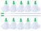10 Big White Disposable EXEL Mop Heads with 2 Colour Coded Handle (Green)