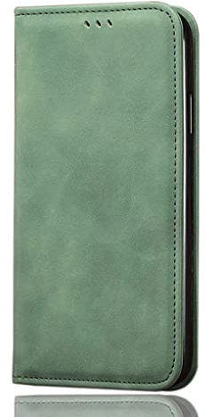 SEAHAI Cover per TCL 50 PRO NXTPAPER 5G, Ultra Sottile Custodia Premium Pelle Portafoglio Kickstand Slot per Schede [RFID Blocking] TPU Antiurto Flip Cover Libro - Verde