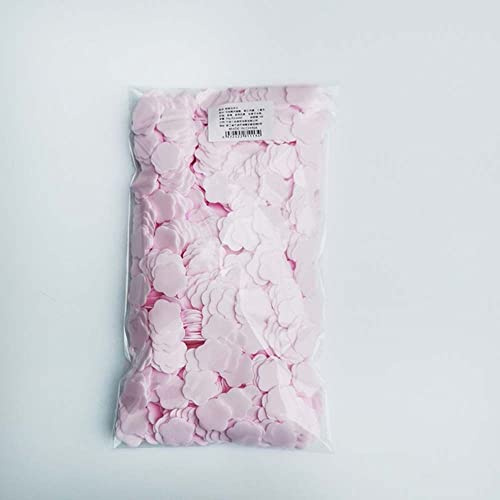 100/1000 Stück Mini-Reinigungsseifen, tragbare Handwaschseife, Mini-Reinigungsseifen, Badeseifenblätter, Handseife, Dufttabletten (1000 Stück, rosa)