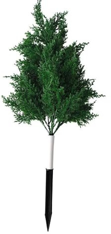 MagiDeal Arbre topiaire artificiel en pot, installation facile, fausses plantes, buissons artificiels pour pelouse intérieure/extérieure, anniversaire, Style D