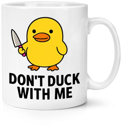 Gift Base Yellow Duck Don't Duck with Me 10oz Mug Cup
