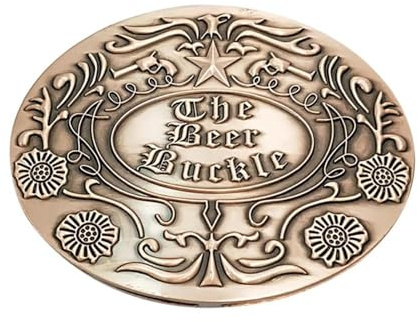 Belt Buckle Bottle Holder Hands Free - Foldable Metal Clip for Water | Bottle and Beer - Portable Drink Holder for Festivals, Camping, Barbecues and Hiking - Gift