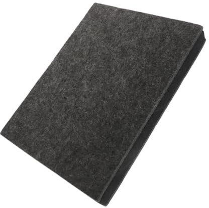 SWETRACE Subwoofer Sound Isolation Pad 30X40Cm Polyester Anti-Vibration Damping Platform Thick 5.2Cm Dark Grey for Home Audio Noise Reduction