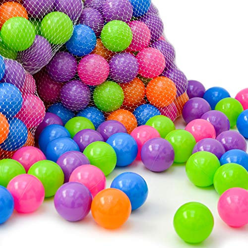 LittleTom 1000 Bällebadbälle 6 cm Bunte Bällebad Bälle Spielbälle Babybälle Pastell