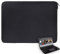 Laptop Sleeve 14 inch Black Water-Resistant Neoprene Notebook Computer Briefcase Carrying Bag/Pouch Cover with 4 Elastic Bands for 14.1 14.5 Lenovo ThinkPad/HP Chromebook/Dell Vostro/Acer Aspire