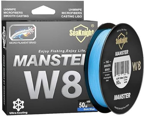 SeaKnight W8 8 Stranges Angelschnur Geflochten Salzwasser 150M PE Geflochtene Angelschnur 8 Fach Karpfen Angelschnur Forelle 15-100LB