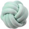 Hava Kolari Knot Kopfkissen Knotenkissen Plüsch Kissen Weiche Geknotetes Kissen Knoten Ball Kissen Dekor Bett Zimmer (20cm,Mintgrün)
