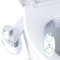 Hibbent Pulverisateur de Siège de Toilette pour Bidet Autonettoyant Non Électrique avec Double Buses Télescopiques Pression de L'eau Réglable
