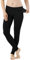 ALBERT KREUZ Damen Yoga Leggings Bio-Stretchbaumwolle Highwaist Umklappbund schwarz, 36/38 S