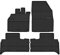 Prismat Gummimatten Gummi Fußmatten Satz für Renault Scenic (2009-2016) / Renault Grand Scenic (2009-2016) - Passgenau