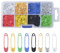AvoDovA 400 Stück Metall Sicherheitsnadeln Set, 25mm Klein, Bunt, Rostbeständig für Nähen, Kleidung, DIY Handwerk - Nähzubehör Kit