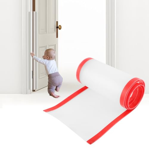 Gångjärnsskydd babysäker fingernypskydd skydd anti-nypa dubbelsidig klistra dörr fingerskydd genomskinlig barnsäkerhet förhindrar fingernypsskador och dörrrelaterade skador (genomskinlig)