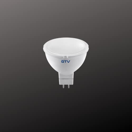 GTV LED Leuchtmittel MR16 4,0W 320lm 4000K Neutralweiß 12V DC 120° Abstrahlwinkel Niedervolt Reflektor