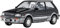 Hasegawa 1/24 Toyota Starlet EP 71 Turbo S, Middle Version