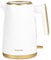 Salter Palermo Electric 1.7L Kettle - 3000W Rapid Boil, 360° Swivel Base, Auto Shut-Off, Boil-Dry Sensor, Anti-Limescale Filter, Easy View Water Window, Strix Controller, White & Gold