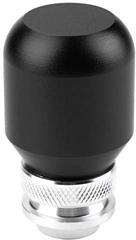 1 Stück Universal-Schaltknaufkopf, Manueller Metall-Schaltknauf, Autogriff, Auto-Schalthebel, Auto-Modifikationsteile, Ersatz mit 8/10/12 Mm Adaptern(Schwarz)
