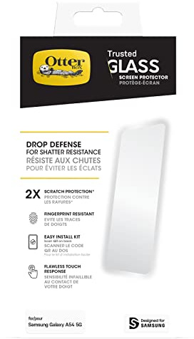 OtterBox Trusted Glass Screen Protector for Samsung Galaxy A54 5G Clear