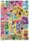 Cobble Hill 3840126 Doodlekatzen, 1000 Teile Puzzle inkl. Puzzleposter für Erwachsene und Kinder ab 12 Jahren, Katzenpuzzle, Kawaii