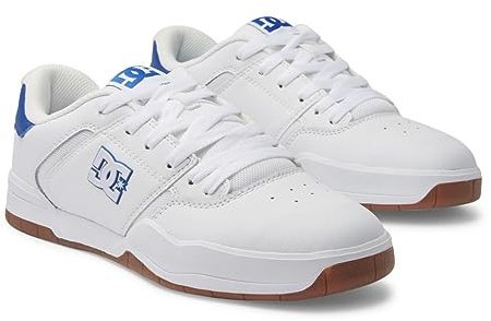 Dc Shoes Herren Central Sneaker, White/Blue, 38 EU