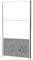 MAUL Trennwand MAULconnecto 180x100cm | Raumteiler für Büro und Schreibtisch | Freistehender Raumtrenner mit Standfüßen | Ideal als Sichtschutz und Schallschutz |Whiteboard + Akustikvlies