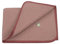 Odenwälder BabyNest Baumwolle Babydecke 70x100 cm aus Waffelpique (Rosewood)