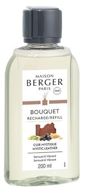 Maison Berger Kraftvolles Leder | Nachfüllflasche für Parfum Bouquets 6866