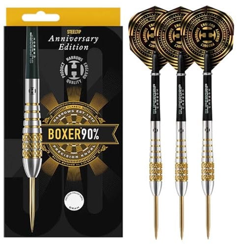 Harrows Boxer Bomb 90% Tungsten Steel Tip Darts | 24g