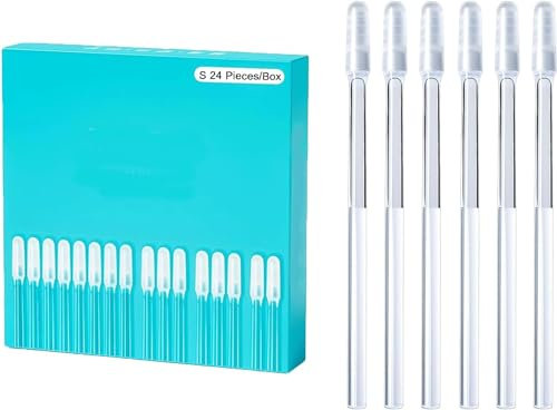 EXQST Palillos Adhesivos Reutilizables para los oídos, removedor de Cera de Silicona Suave, 24 Piezas de Palillos Adhesivos para los oídos, Herramientas de Limpieza de oídos pegajosos