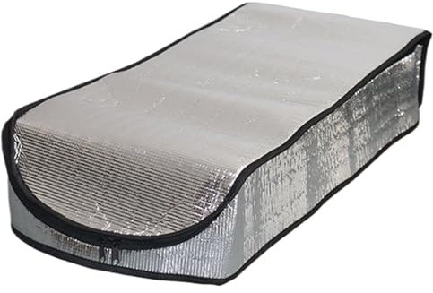 FmtwPhn Dachbodentreppen Isolationsabdeckung, reflektierende Strahlungsbarriere, Abdeckung mit Reißverschluss, energiesparende Abdeckung, 63,5 x 137,2 x 27,9 cm, für Sommerhitze für den Winter