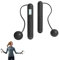 Corde à sauter sans fil avec compteur, corde à sauter numérique sans fil avec affichage LED, poignée antidérapante, corde à sauter pour fitness, exercice, maison, gym, femme, homme, adulte (noir)