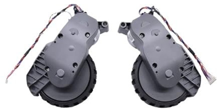 Pièces De Roues De Marche Gauche Et Droite, Accessoires De Roue D'aspirateur, Compatibles Avec Roborock, S5 MAX S50 MAX S55 MAX S6 Pure S7(L R)