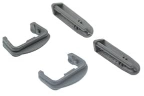 Front and Rear Rail End Caps for Beko Dishwasher, Dishwasher Rail Cap Set 2+2 Pack