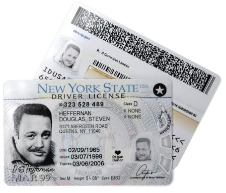 DUB SPENCER 1x lustiger Doug Douglas Heffernan ID Fake Scherzartikel IPS Führerschein unechte ID Driver License für Geburtstag als witziges Gag Geschenk für KoQ Fans (1er Pack)