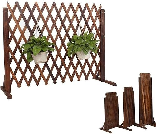 Gartendekozaun Zaun Holzzaun Gitter Dekoration Leitplanke Garten Sichtschutz Gitter Dekoration Teleskop Balkon Gartenzaun Haustierzaun Skalierbar (Size :