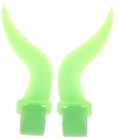 SHINEOFI 2 Stück Cosplay Hörner Kopfhörer Zubehör Aus Flexiblem Silikon Für Over Ear Gaming Headsets Kopfhörer Dekoration Halloween Accessoire in T9 Nachtleuchtgrün