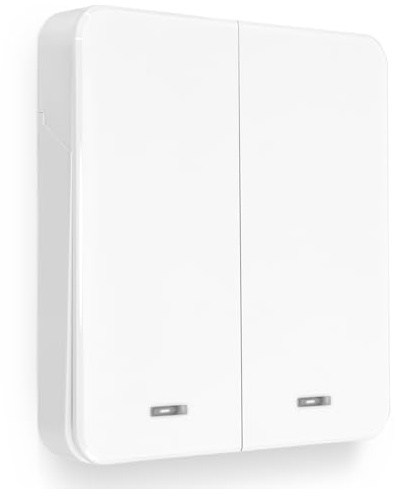 DieseRC Kabelloser Lichtschalter, 86 RF Sicherheitsschalter für Wandpanel, einfache Installation ohne Verkabelung