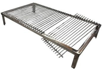 Parrilla Argentina modular para barbacoa carbón o leña en acero inoxidable 304 AISI