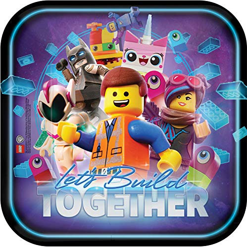 Lego Movie 2- Piatto 23 cm, Multicolore, 7AM551711