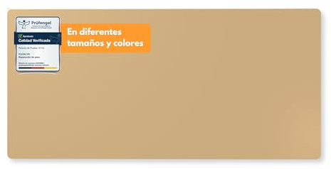 Flickly® Patchs de réparation autocollants | camions, remorques, tentes, auvents, camping, parasols, piscine | disponibles en plusieurs couleurs | 50 x 24 cm | (RAL 1014) Beige