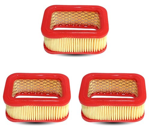 AUMEL 3pcs / Lot Kit Filtro Aria in Carta di plastica per Motore Motosega 5200 5800 52cc 58cc