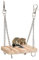 Jadeshay Hamster Schaukel - Holz Spielzeug, Hängematte Käfig Übung Molar Zubehör Für Den Käfig - Haustier Spielzeug