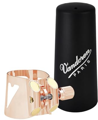 Vandoren LC01PGP Optimum Bb Clarinet Ligature & Cap; Pink Gold