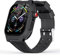 MKERED Compatible con Funda Apple Watch Series 7 45 mm Impermeable Band con Protector de Pantalla Incorporado,Funda Protectora Resistente a Prueba de Golpes con Bandas de Correa para iWatch Series 7