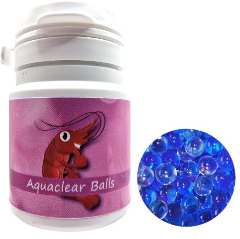 Schmitt Aquaristik Jelly Balls Aquaclear (75 Stück) / Wasserzusatz für Garnelen und Wirbellose/Wasseraufbereiter, Wasserverbesserer