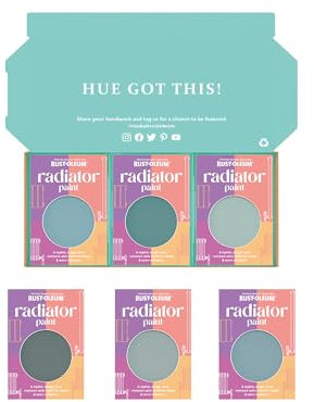 Rust-Oleum Radiator Paint in Satin Finish – Ocean Blues Tester Box