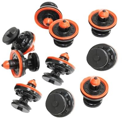 10X Door Panel Card Trim Clips Interior For VW Polo Tiguan Touran 6Q0868243