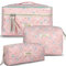 TOPALL Trousse de Toilette Femme Voyage,Trousse Maquillage,Matelassée Trousse Toilette XL,Pochette Maquillage Grande Capacité Voyage Motif Floral pour Femme Fille