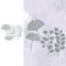 Ginkgo Biloba Stanzformen für Kartenherstellung, Pflanzen, Metall-Stanzformen für Papier, Scrapbooking, DIY-Schablonen für Album, Party, Hochzeit, Festivals, Dekoration